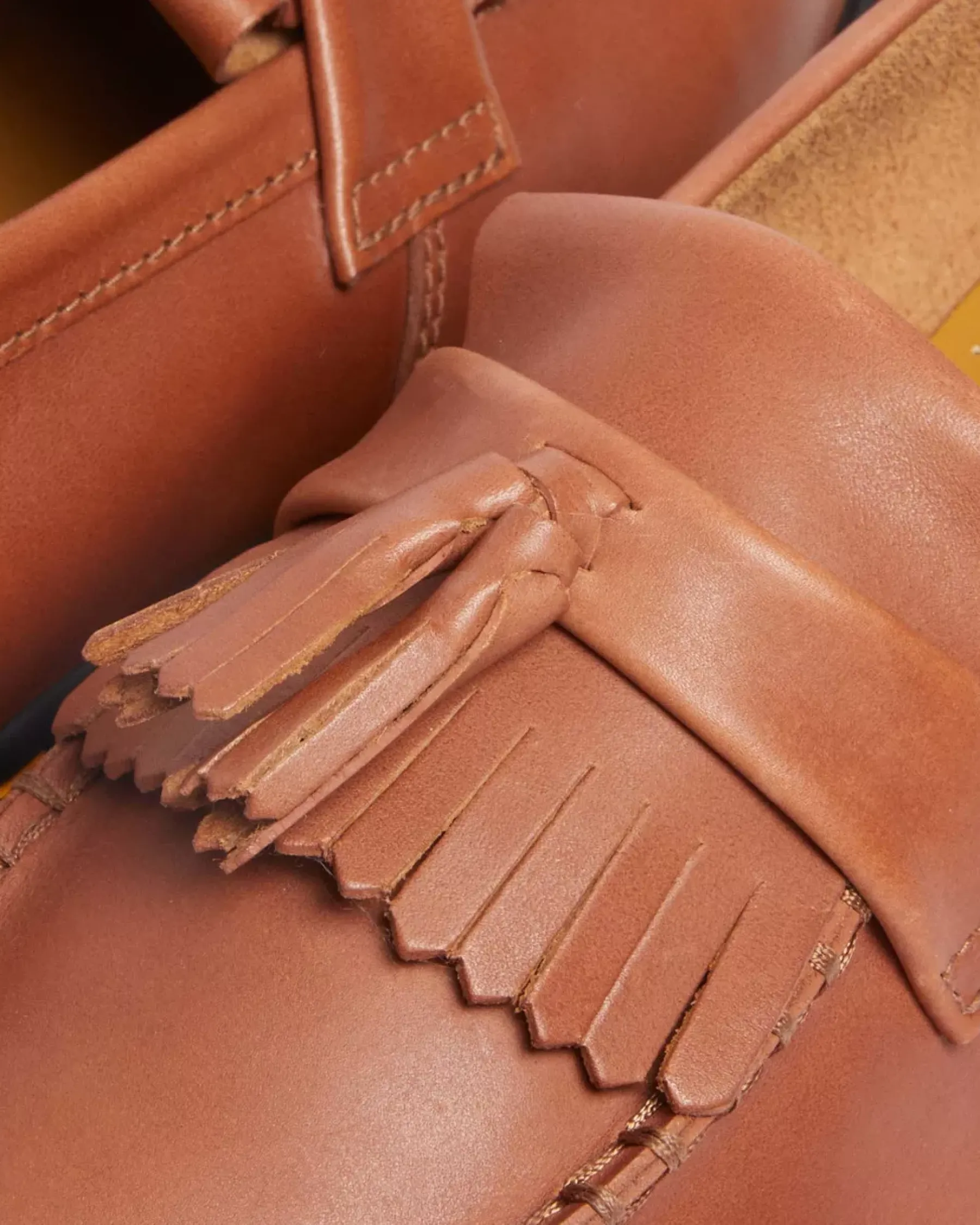 Sale|Originals>Dr. Martens Adrian Carrara Leather Tassel Loafers Saddle Tan — Carrara