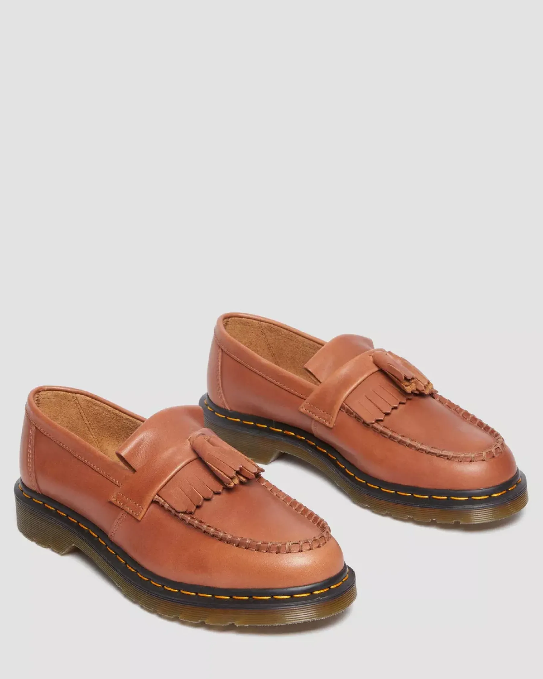 Sale|Originals>Dr. Martens Adrian Carrara Leather Tassel Loafers Saddle Tan — Carrara