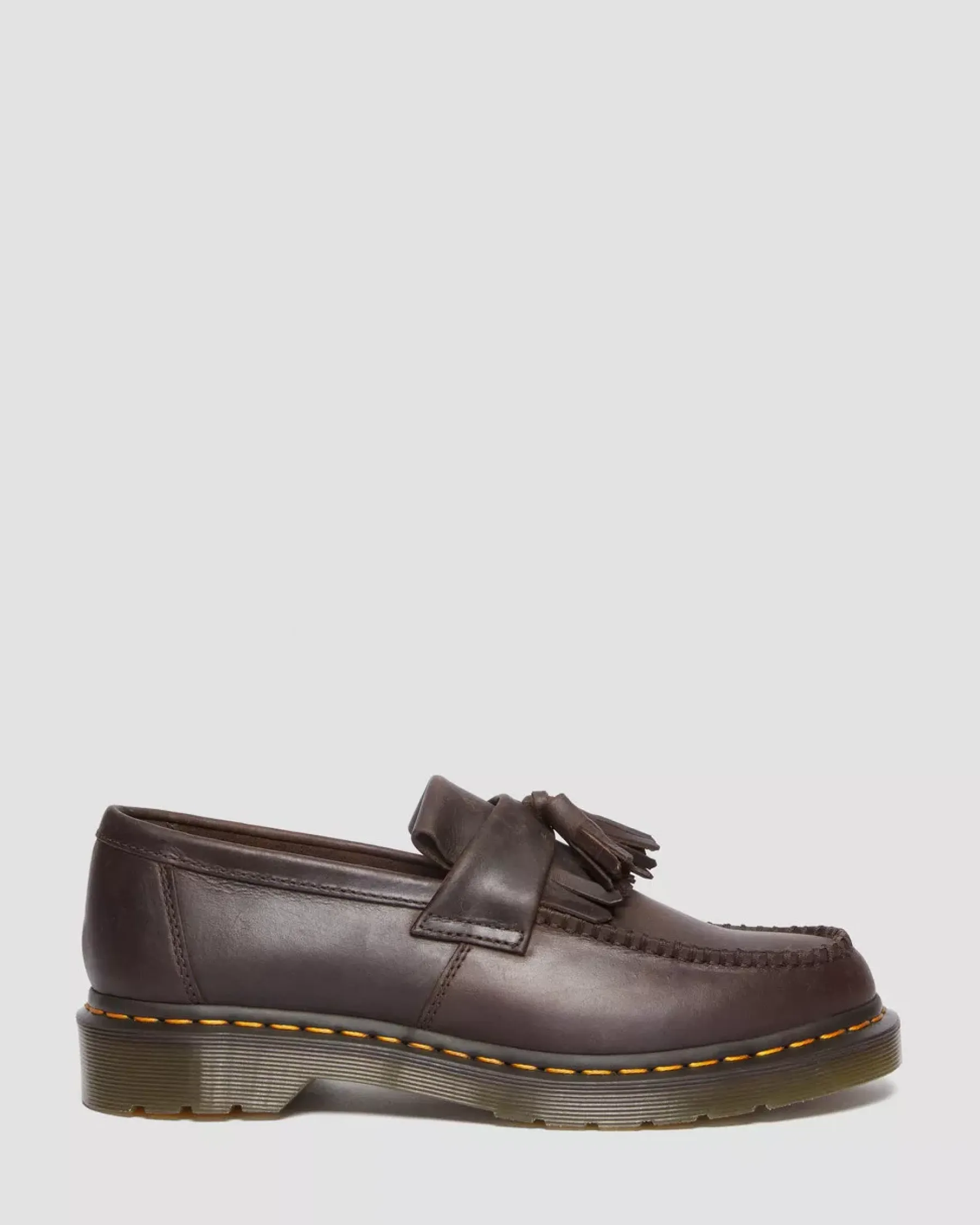 Originals|Shoes>Dr. Martens Adrian Crazy Horse Leather Tassel Loafers Dark Brown — Crazy Horse