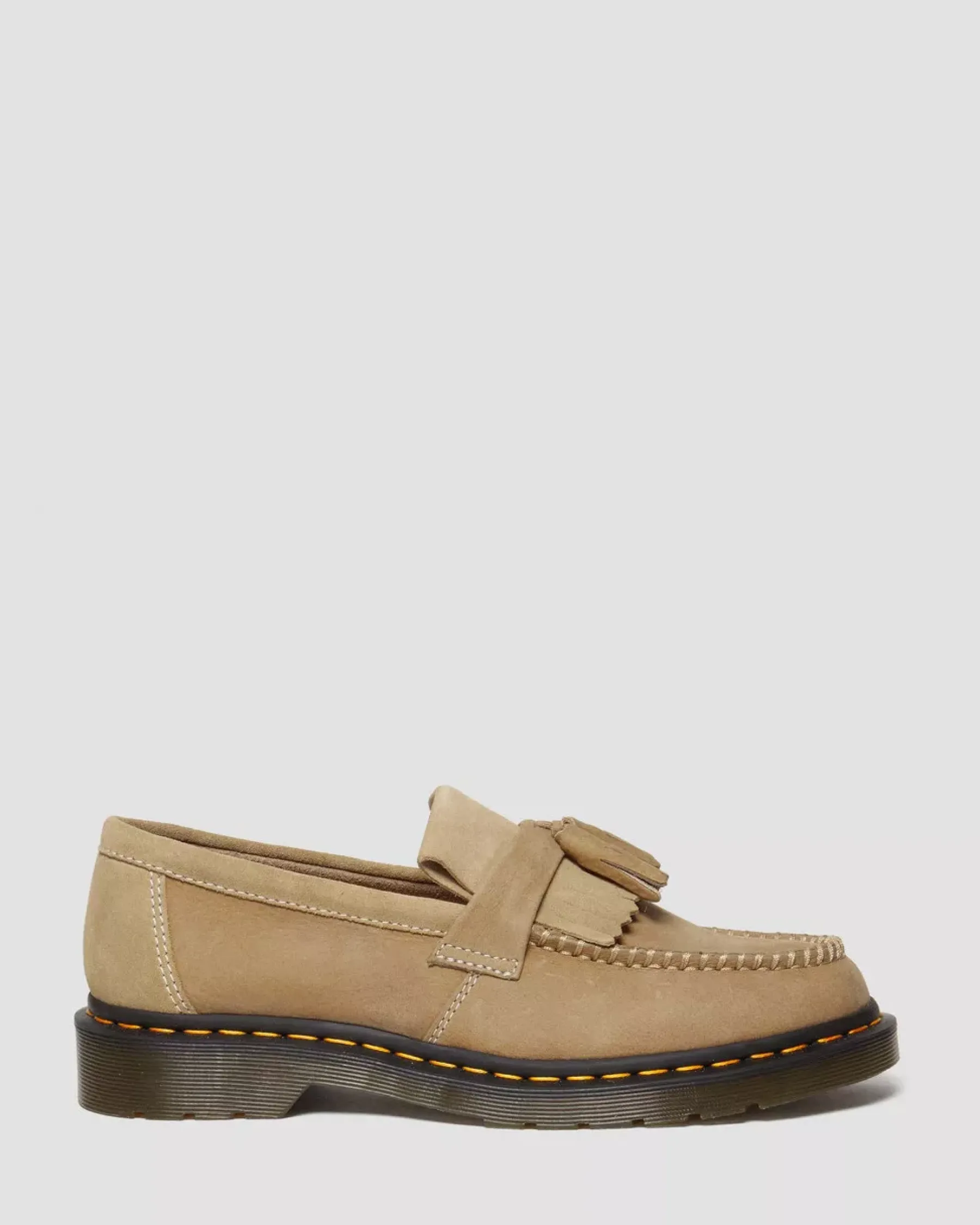 Originals|Shoes>Dr. Martens Adrian Tumbled Nubuck Leather Tassel Loafers Savannah Tan — Tumbled Nubuck