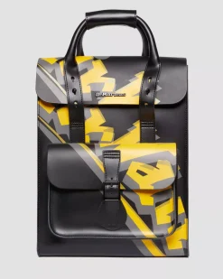 Accessories|Bags>Dr. Martens Airwair Print Leather Backpack Black — Kiev & Smooth