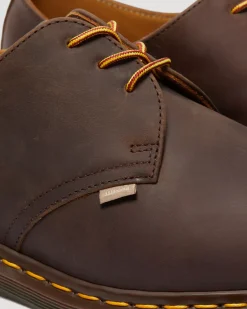 Sale|Oxfords>Dr. Martens Archie II JJJJound Crazy Horse Leather Lace Up Shoes Dark Brown — Crazy Horse