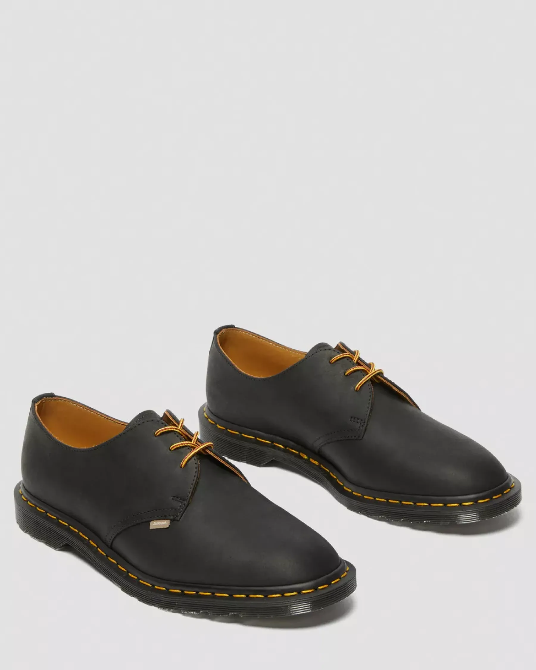 Sale|Oxfords>Dr. Martens Archie II JJJJound Wyoming Leather Lace Up Shoes Black — Wyoming