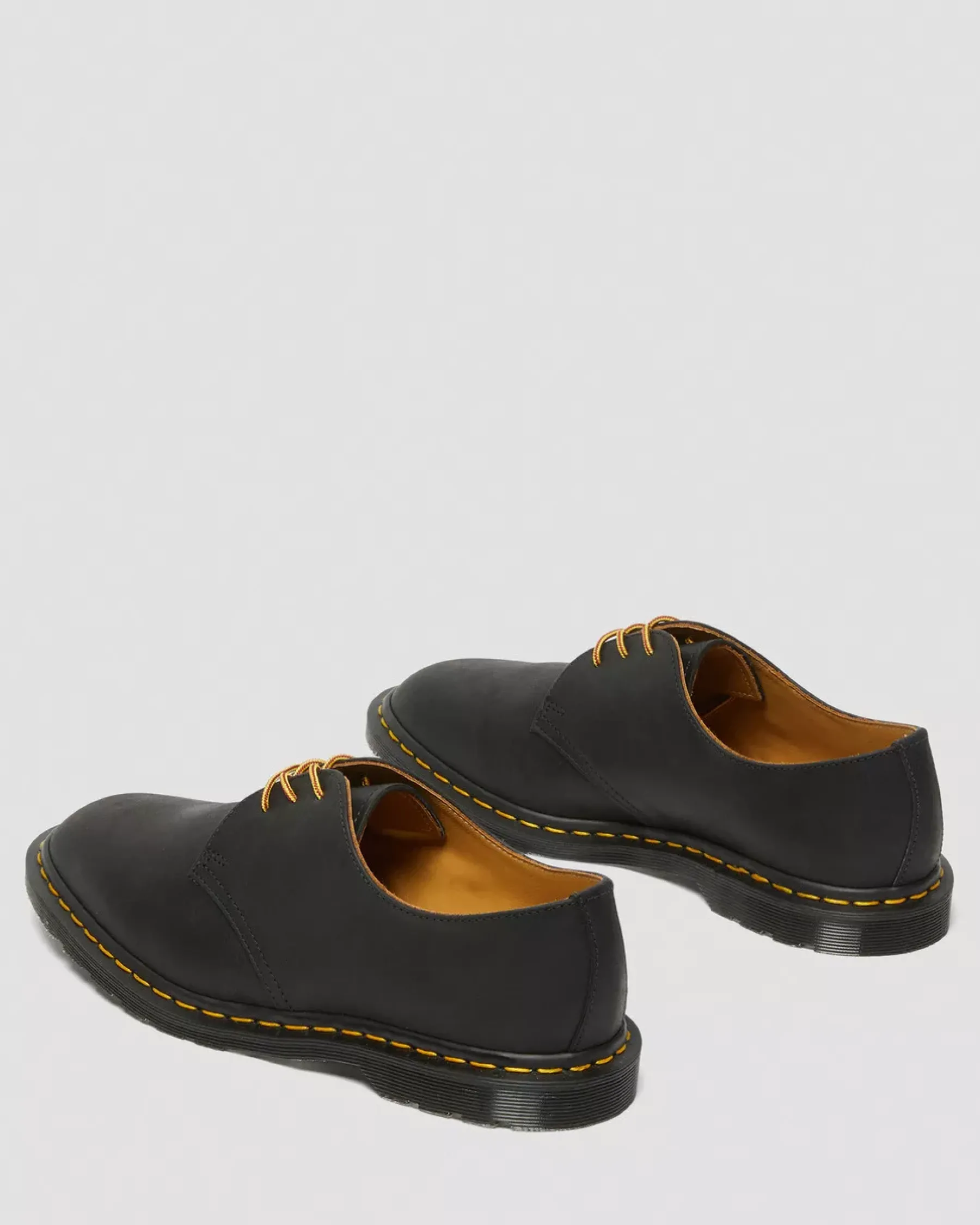 Sale|Oxfords>Dr. Martens Archie II JJJJound Wyoming Leather Lace Up Shoes Black — Wyoming