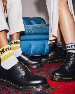 Socks|Accessories>Dr. Martens Athletic Logo Cotton Blend Short 2-Pack Socks Multi — Cotton Blend
