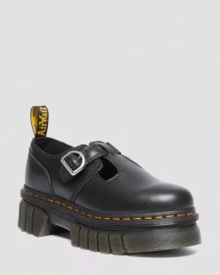 Platform Shoes|Mary Janes>Dr. Martens Audrick Nappa Lux Platform Mary Jane Shoes Black — Nappa Lux