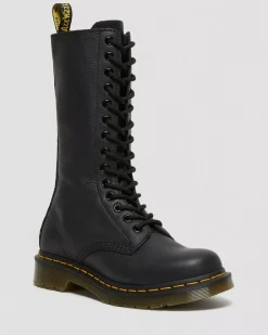 Originals|Boots>Dr. Martens 1B99 Virginia Leather Mid Calf Boots Black — Virginia