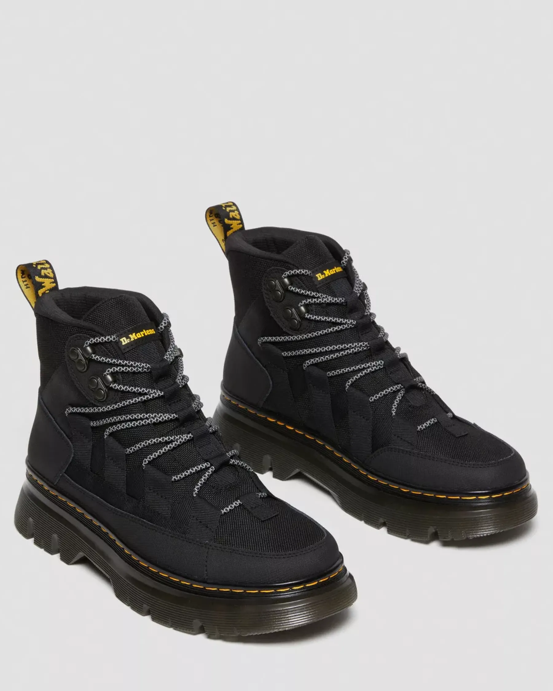 Sale|Casual Boots>Dr. Martens Boury Leather Casual Boots Black — Ajax+Extra Tough 50/50