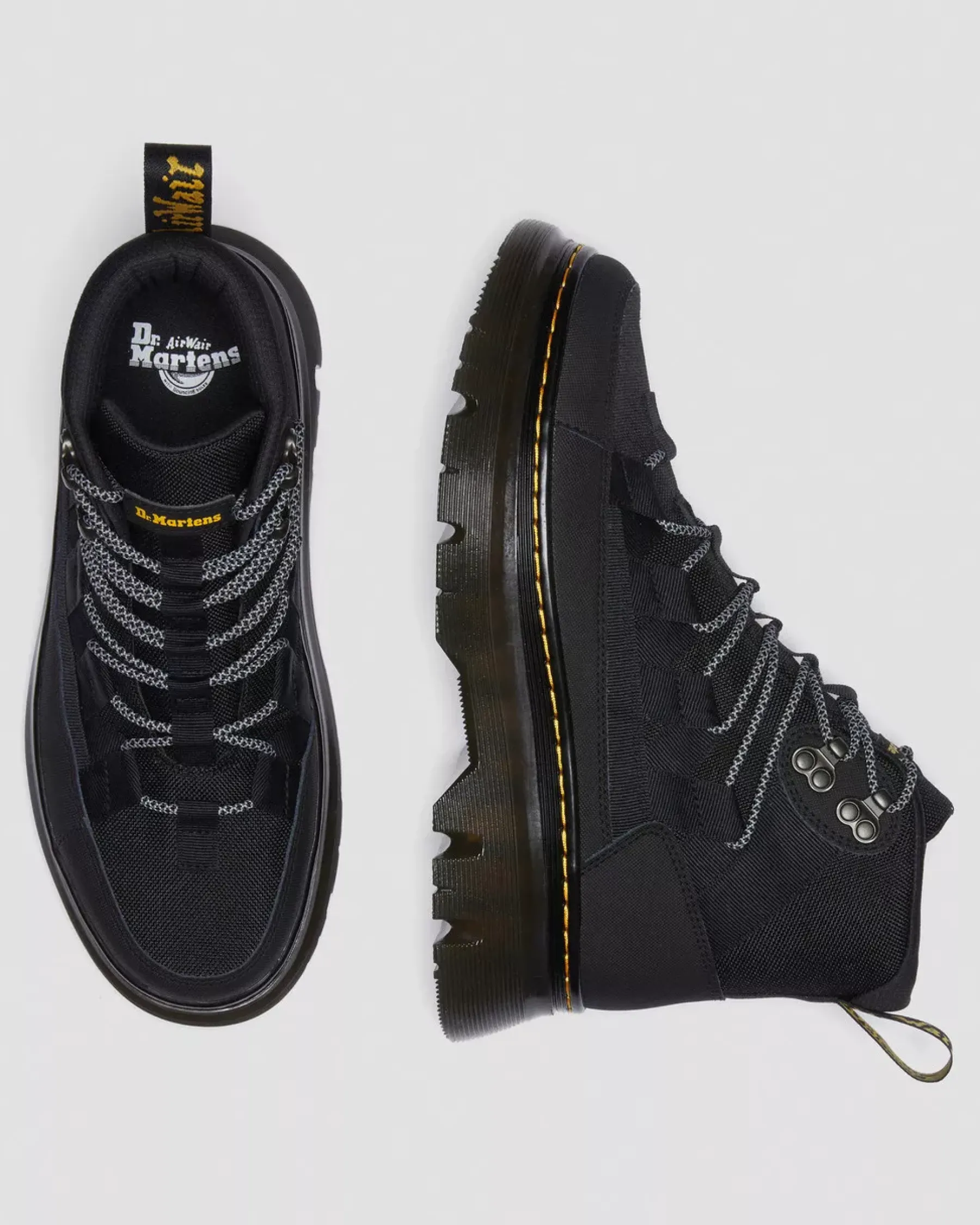 Sale|Casual Boots>Dr. Martens Boury Leather Casual Boots Black — Ajax+Extra Tough 50/50