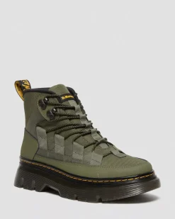 Sale|Casual Boots>Dr. Martens Boury Leather Casual Boots Khaki Green — Ajax+Extra Tough 50/50