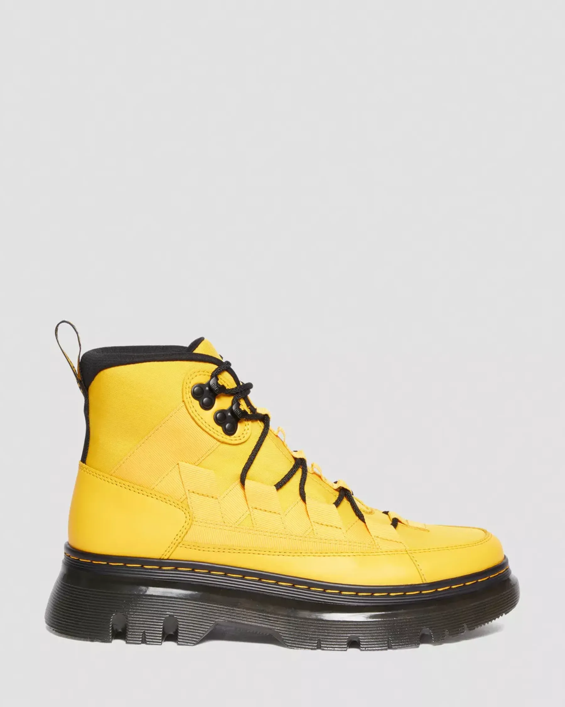 Sale|Casual Boots>Dr. Martens Boury Nylon & Leather Casual Boots Yellow — Cyclone Nylon+Lapstone
