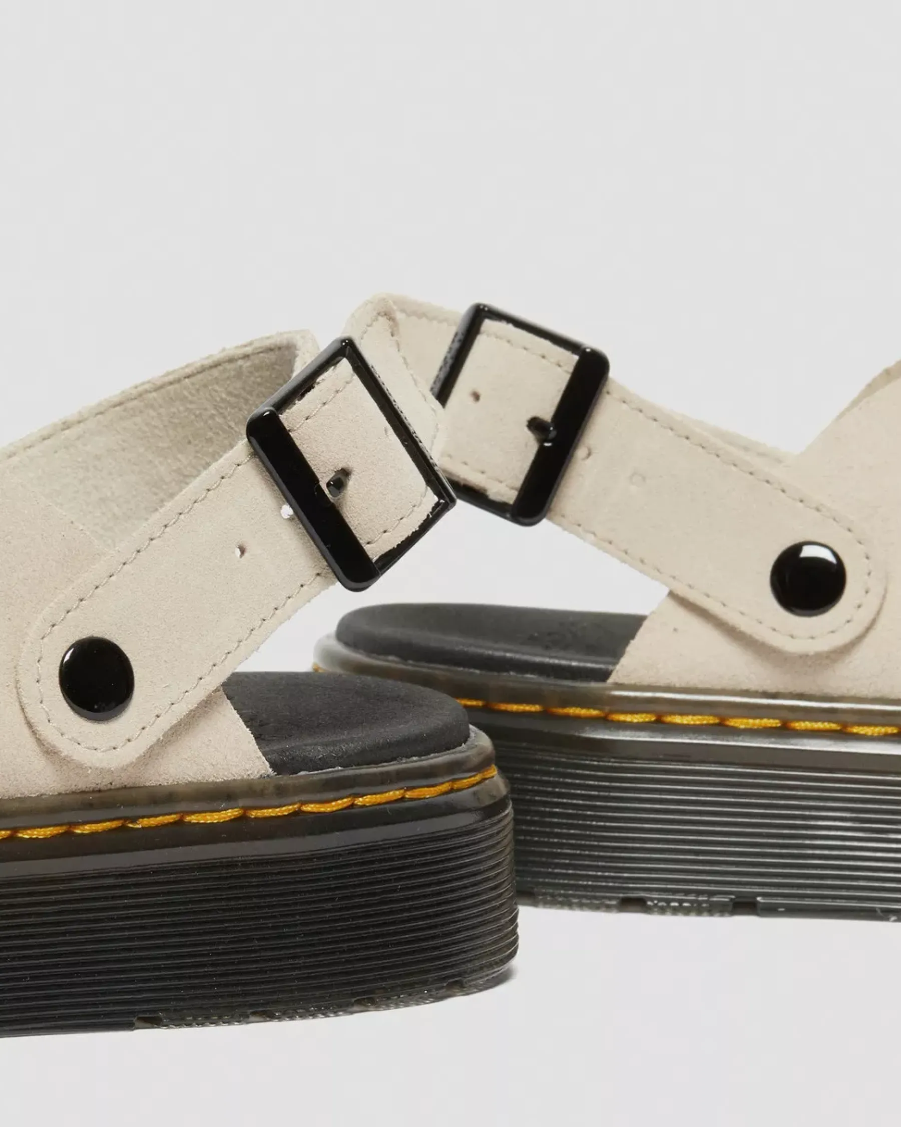 Bestsellers|Mules & Slides>Dr. Martens Carlson Suede Casual Slingback Mules Sand — E.H.Suede