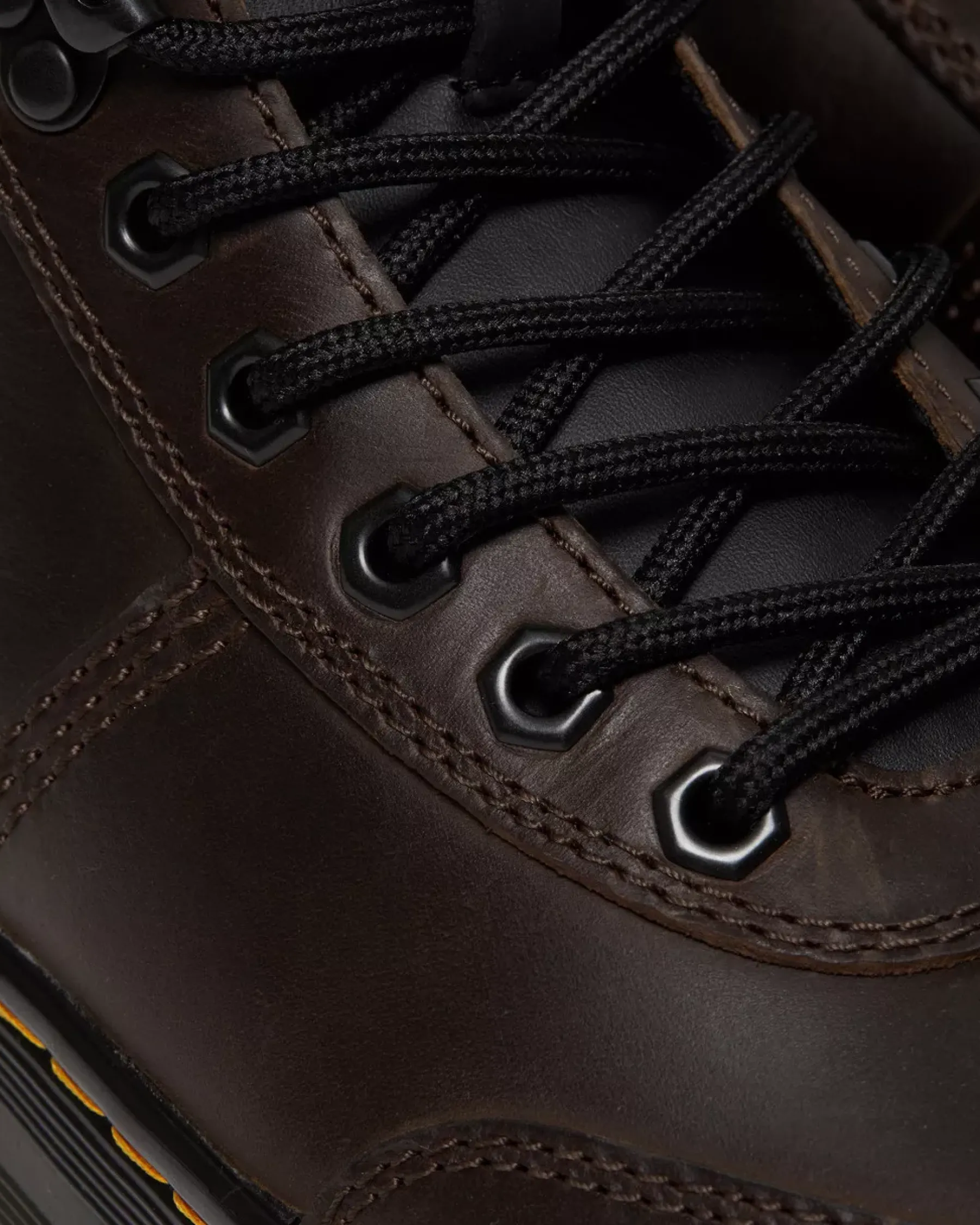 Sale|Casual Boots>Dr. Martens Combs Tech Crazy Horse Leather Casual Boots Dark Brown — Crazy Horse