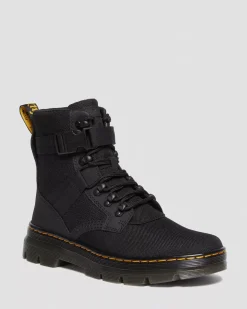 Casual Boots|Ankle Boots>Dr. Martens Combs Tech II Extra Tough Utility Boots Black — Ajax+Extra Tough 50/50
