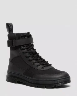 Casual Boots|Ankle Boots>Dr. Martens Combs Tech Poly Casual Boots Black — Element Poly Rip Stop