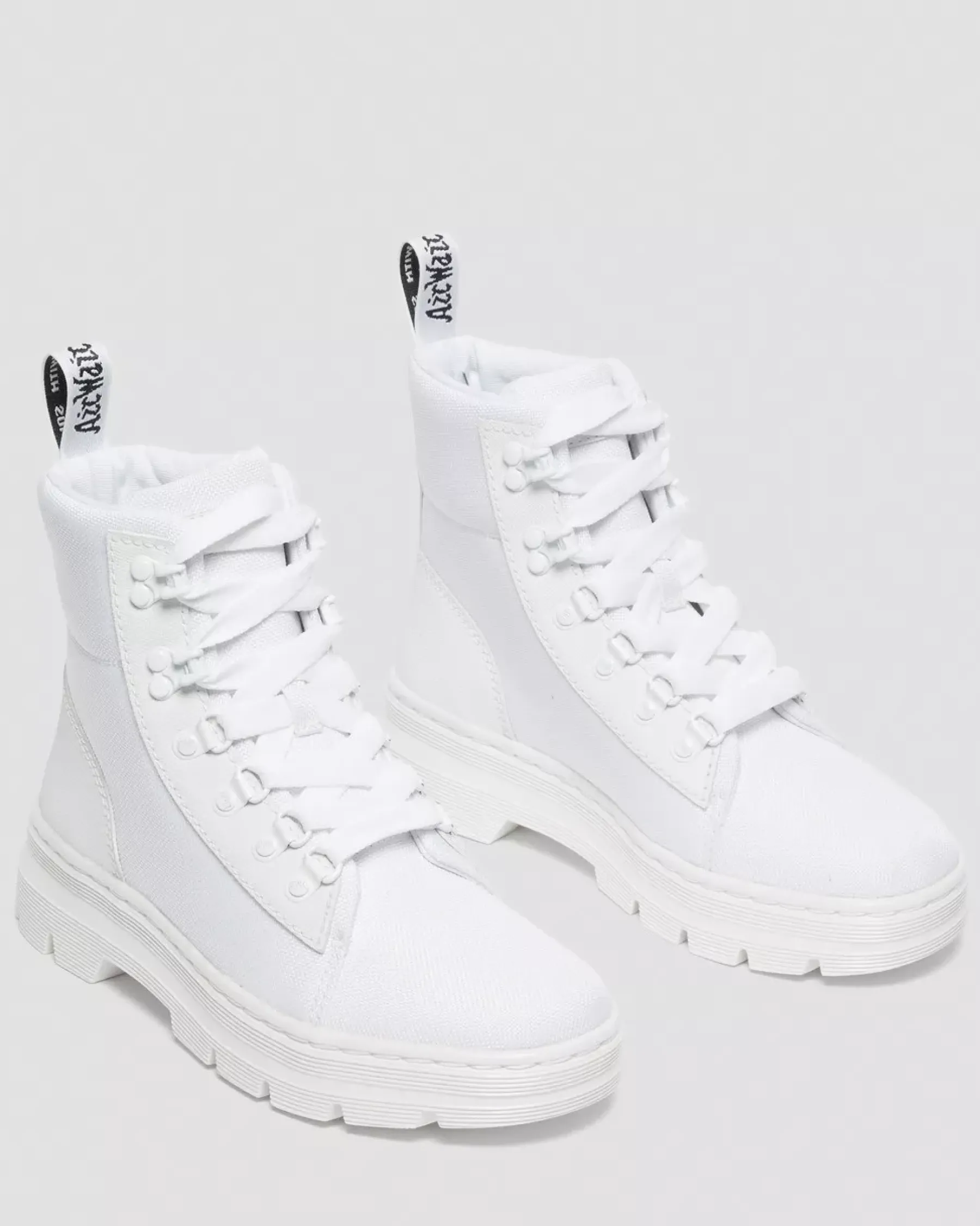 Casual Boots|Ankle Boots>Dr. Martens Combs Women's Poly Casual Boots White — Ajax+Extra Tough Poly