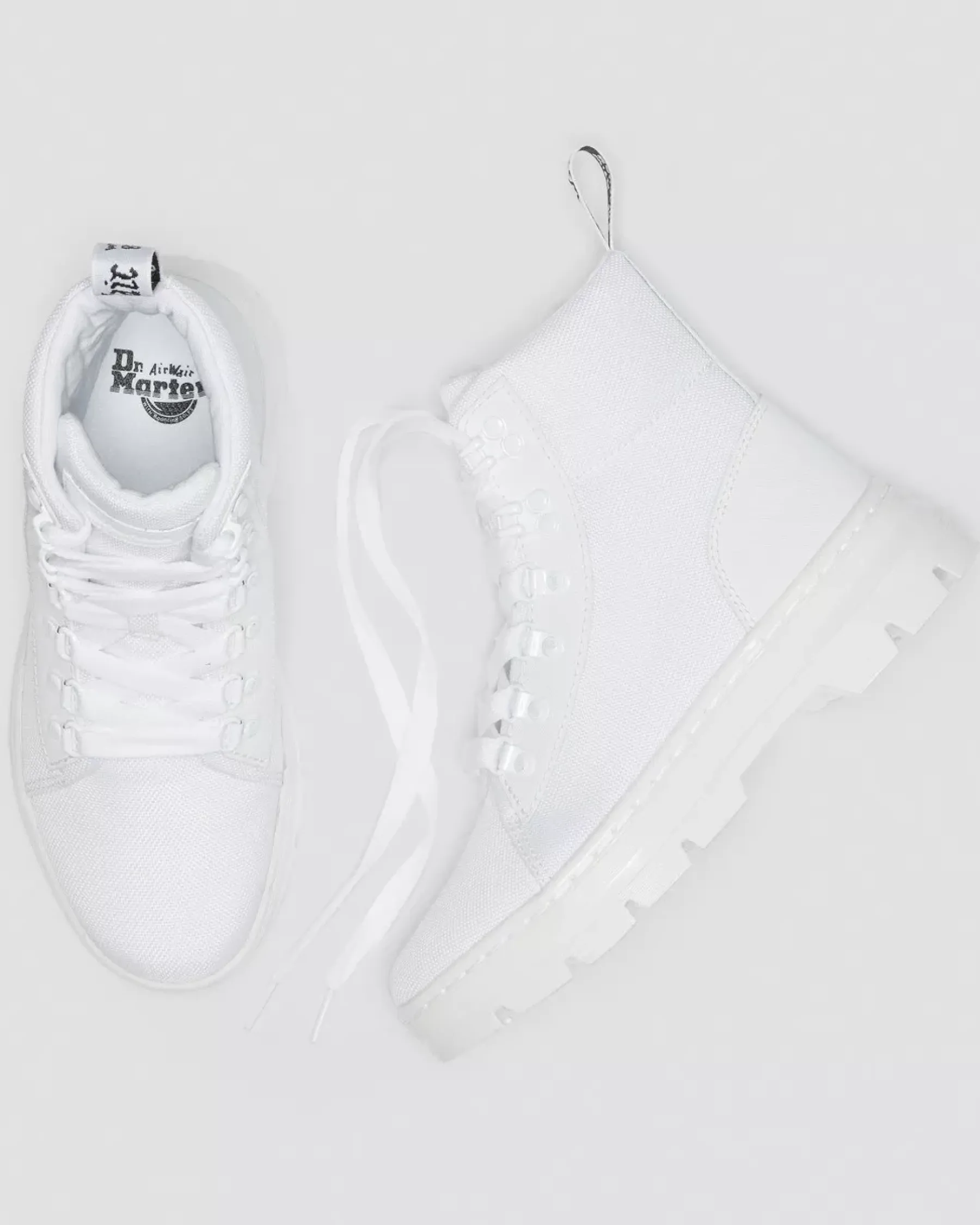 Casual Boots|Ankle Boots>Dr. Martens Combs Women's Poly Casual Boots White — Ajax+Extra Tough Poly