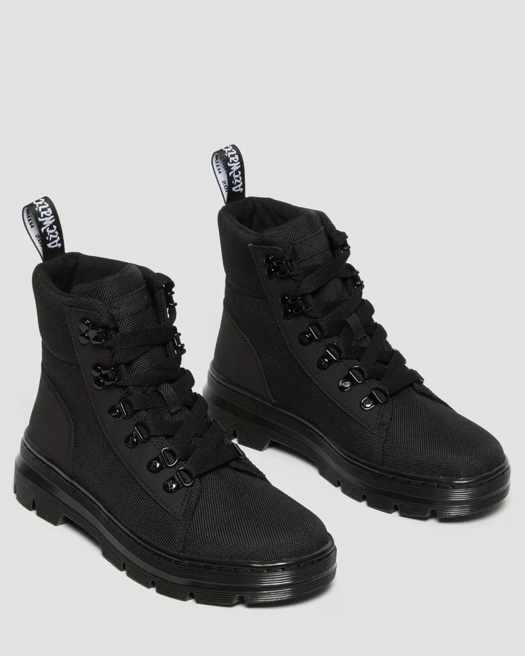 Casual Boots|Ankle Boots>Dr. Martens Combs Women's Poly Casual Boots Black — Ajax+Extra Tough Poly