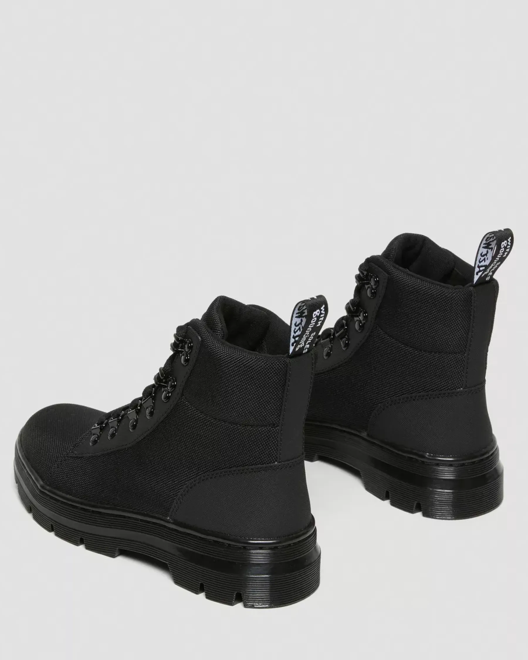 Casual Boots|Ankle Boots>Dr. Martens Combs Women's Poly Casual Boots Black — Ajax+Extra Tough Poly