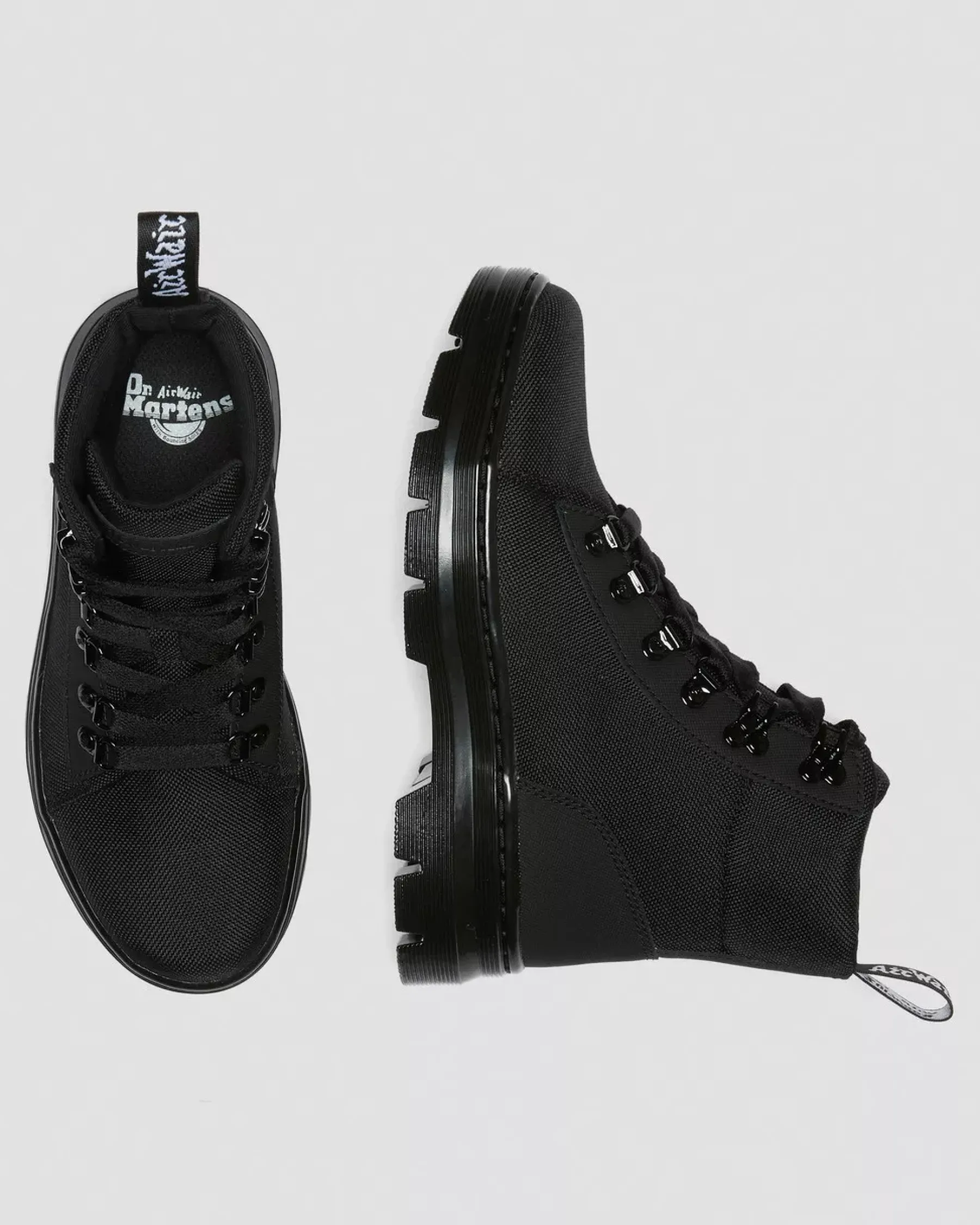 Casual Boots|Ankle Boots>Dr. Martens Combs Women's Poly Casual Boots Black — Ajax+Extra Tough Poly