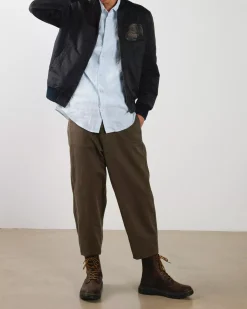 Casual Boots|Ankle Boots>Dr. Martens Crewson Crazy Horse Leather Everyday Boots Dark Brown — Crazy Horse