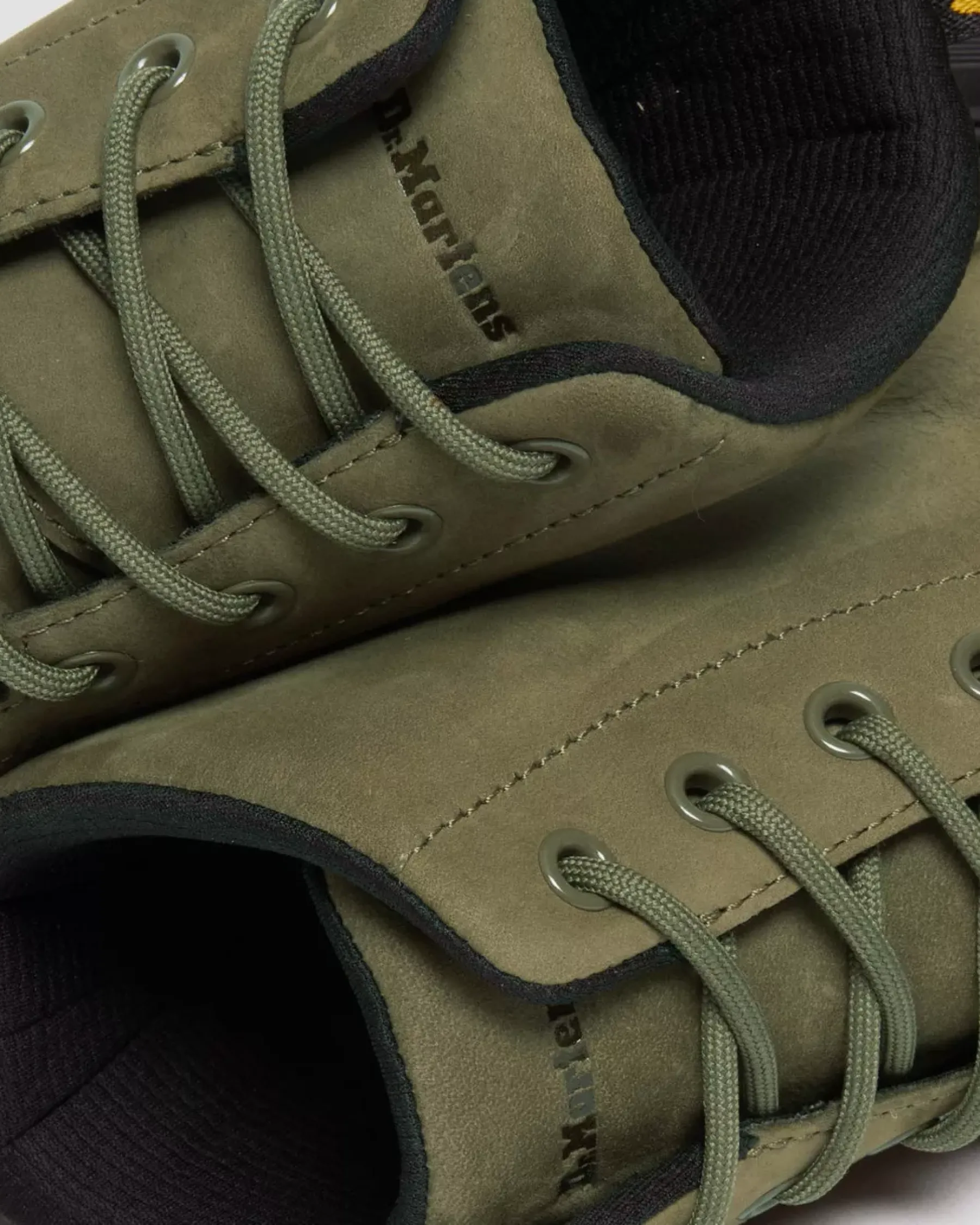 Sale|Casual Boots>Dr. Martens Crewson Nubuck Leather Everyday Boots DMS OLIVE — Buffbuck