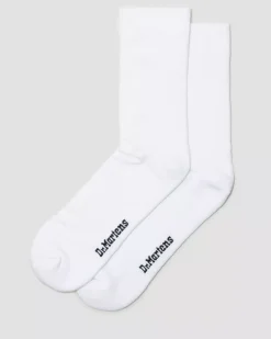 Socks|Accessories>Dr. Martens Double Doc Cotton Blend Socks White — Cotton Blend