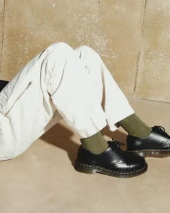 Socks|Accessories>Dr. Martens Double Doc Cotton Blend Socks Muted Olive — Cotton Blend