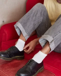 Socks|Sale>Dr. Martens Double Doc Organic Cotton Blend Short 3-Pack Socks White — Cotton Blend