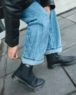 Bestsellers|Chelsea Boots>Dr. Martens Embury Leather Casual Chelsea Boots Black — Wyoming