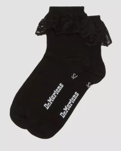 Socks|Accessories>Dr. Martens Frill Organic Cotton Socks Black — Organic Cotton Blend