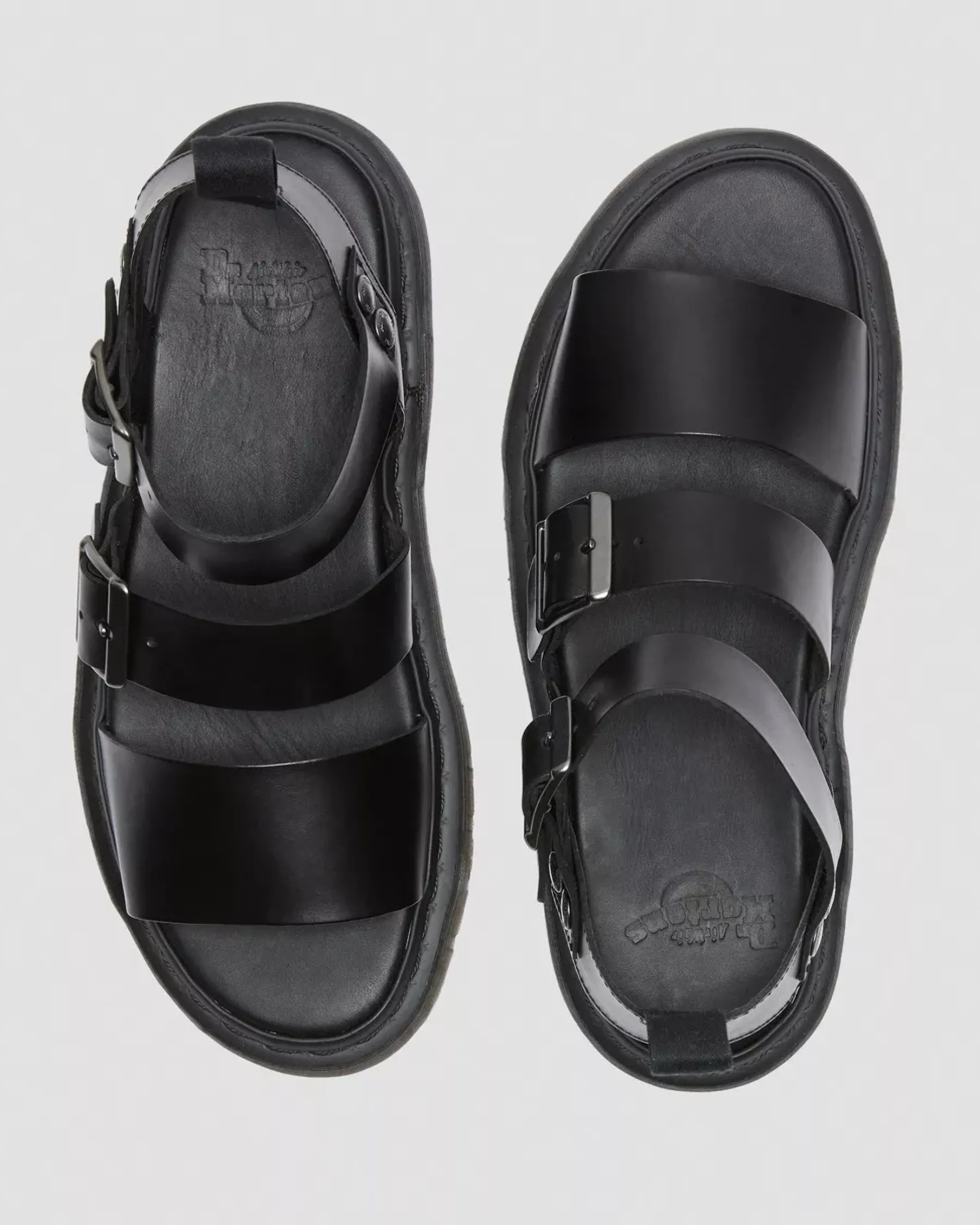 Sandals|Sandals>Dr. Martens Gryphon Brando Leather Gladiator Sandals Black — Brando