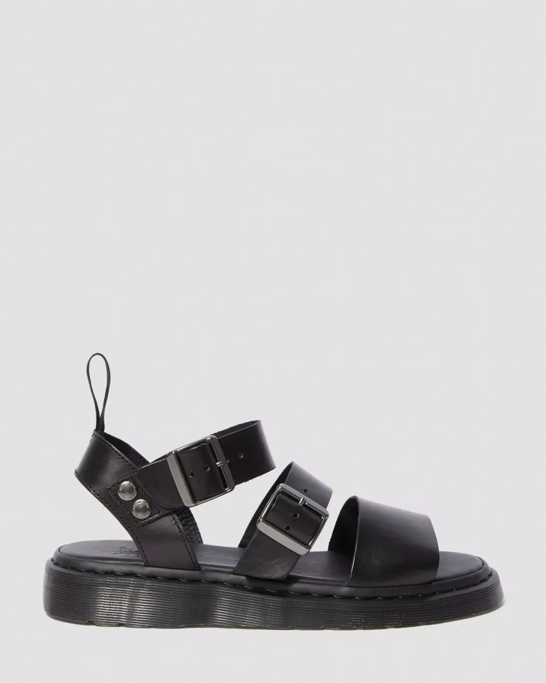 Sandals|Sandals>Dr. Martens Gryphon Brando Leather Gladiator Sandals Black — Brando