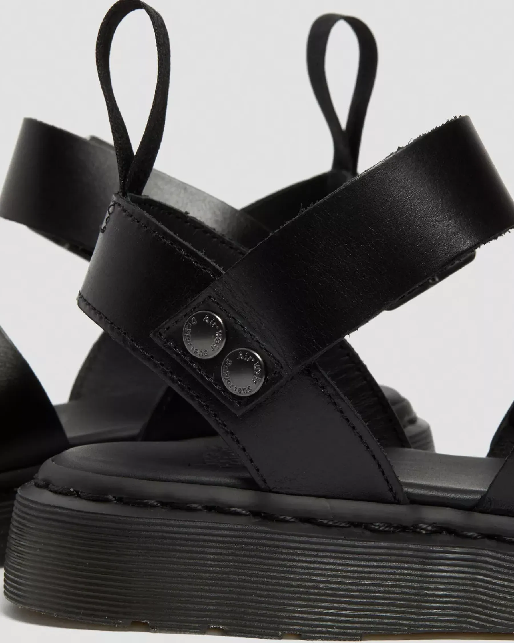 Sandals|Sandals>Dr. Martens Gryphon Brando Leather Gladiator Sandals Black — Brando