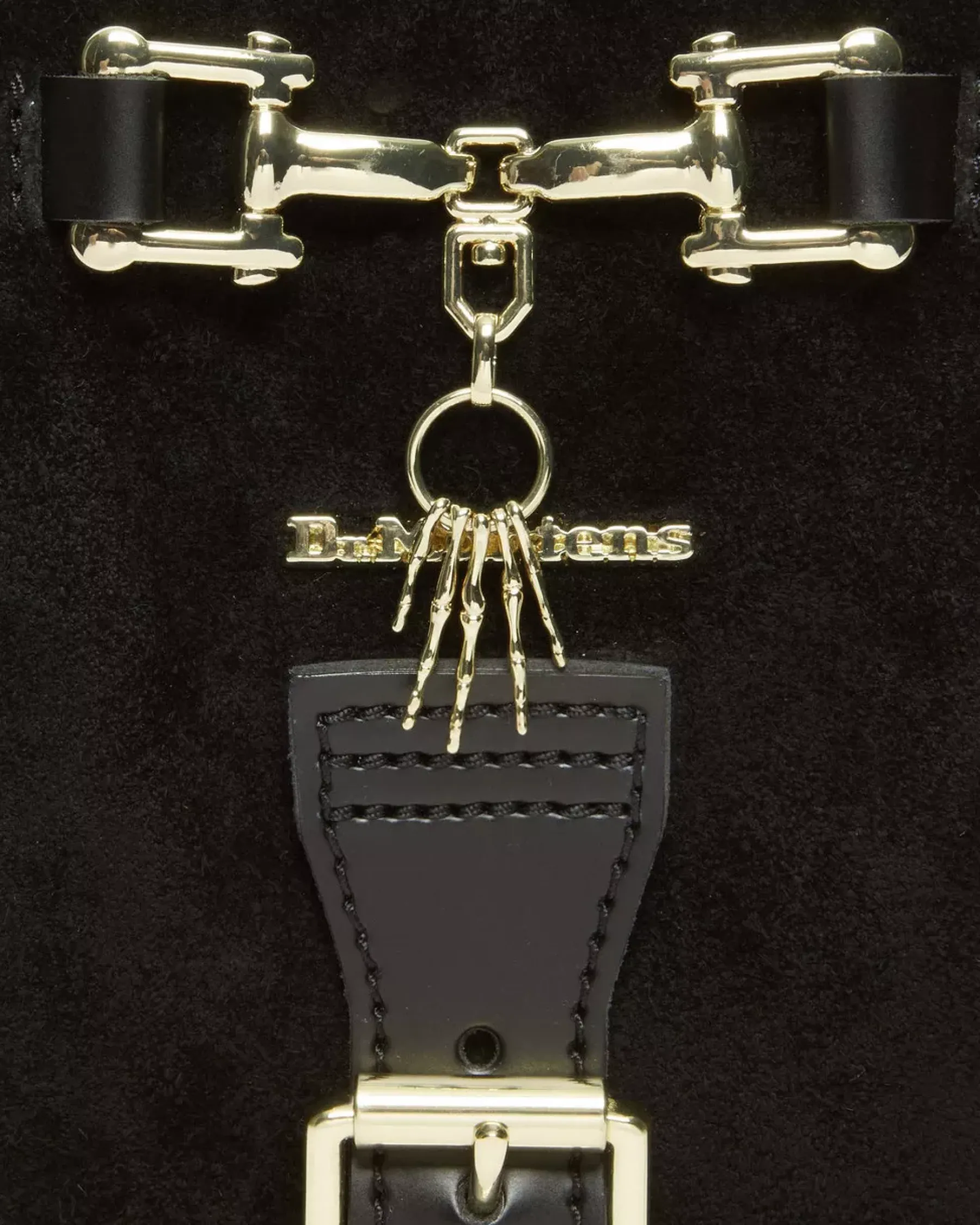 Accessories|Bags>Dr. Martens Hair-On Leopard Print Vertical Crossbody Bag Black