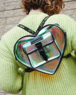 Accessories|Bags>Dr. Martens Heart Shaped Iridescent Backpack Multi+Black