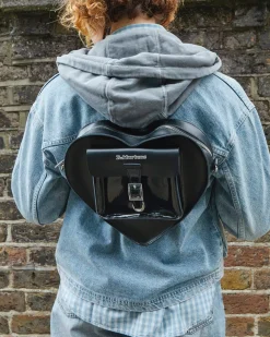 Accessories|Bags>Dr. Martens Heart Shaped Leather Backpack Black — Kiev