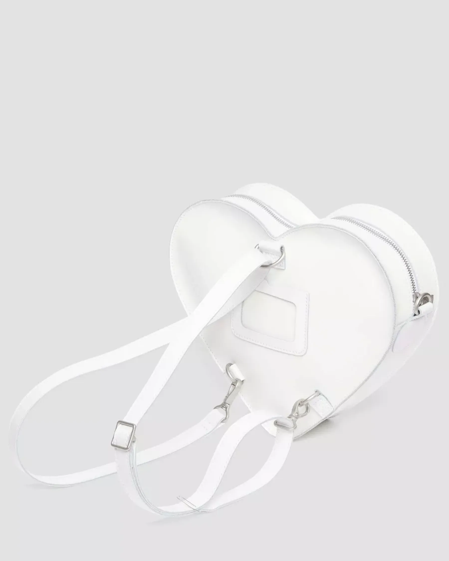 Accessories|Bags>Dr. Martens Heart Shaped Leather Backpack White — Kiev