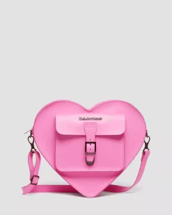 Accessories|Bags>Dr. Martens Heart Shaped Leather Backpack THRIFT PINK — Kiev