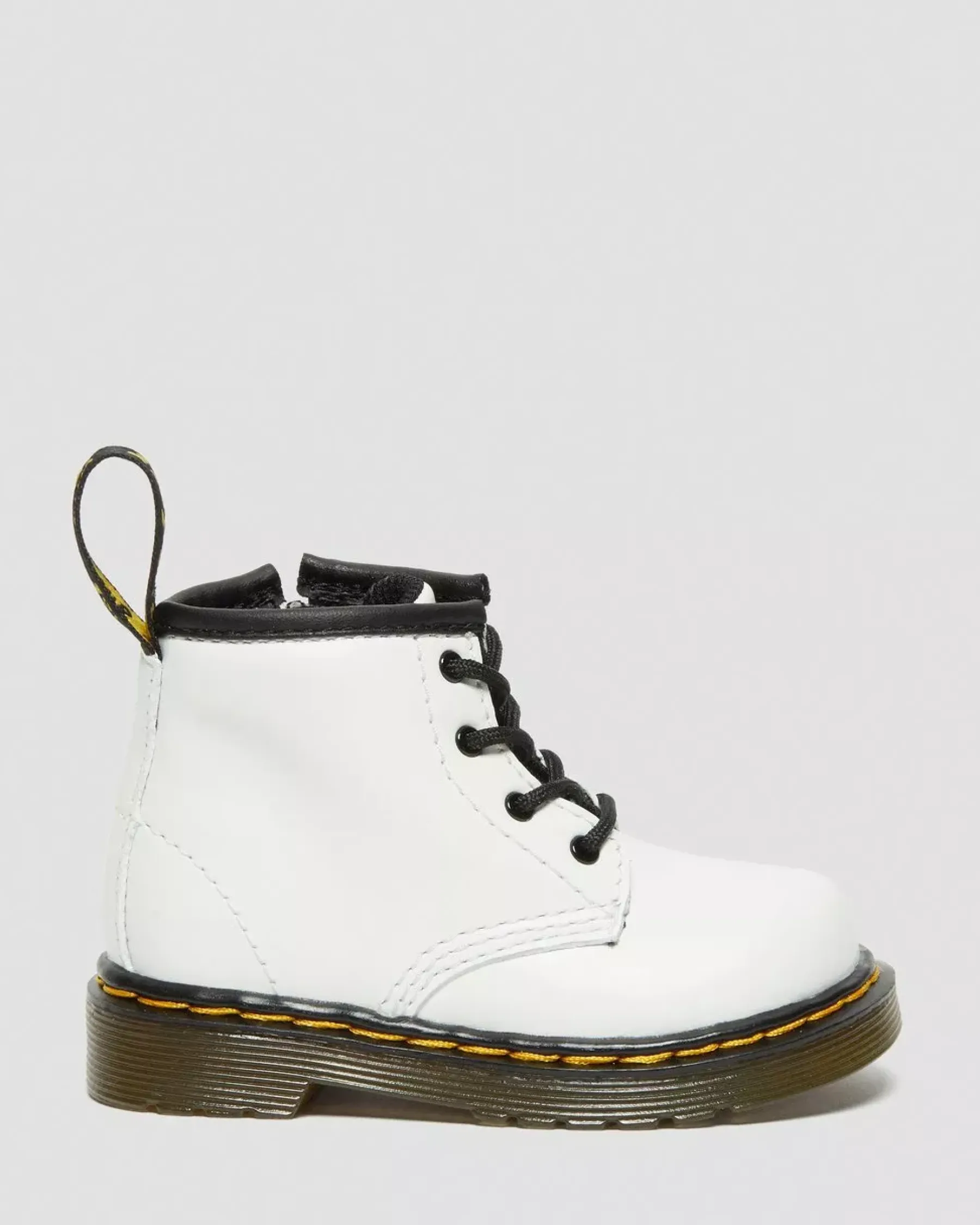Infant / 0-1 Years|Boots>Dr. Martens Infant 1460 Leather Lace Up Boots White — Romario