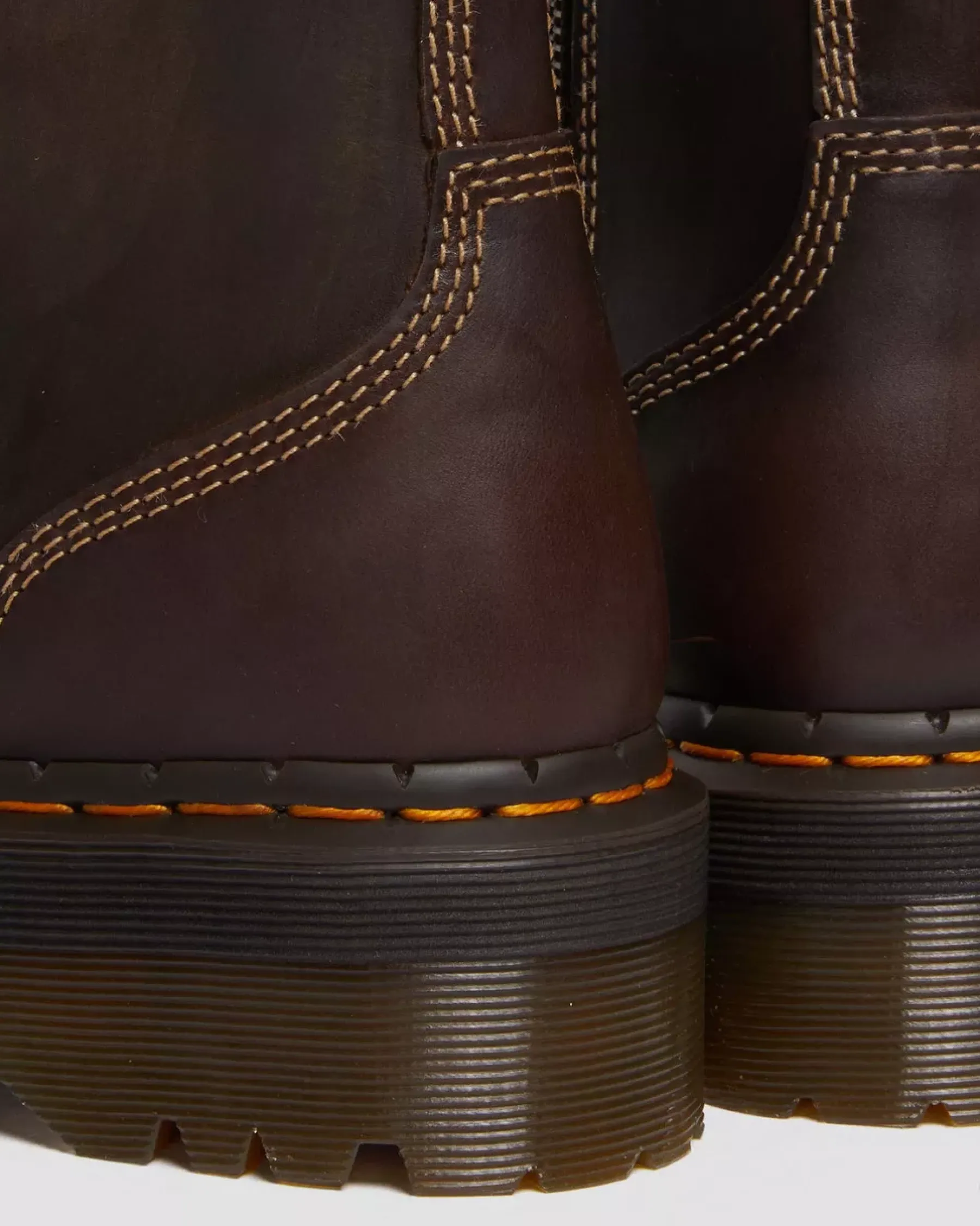 Platform Boots|Ankle Boots>Dr. Martens Jadon Boot Arc Crazy Horse Platforms Brown — Crazy Horse