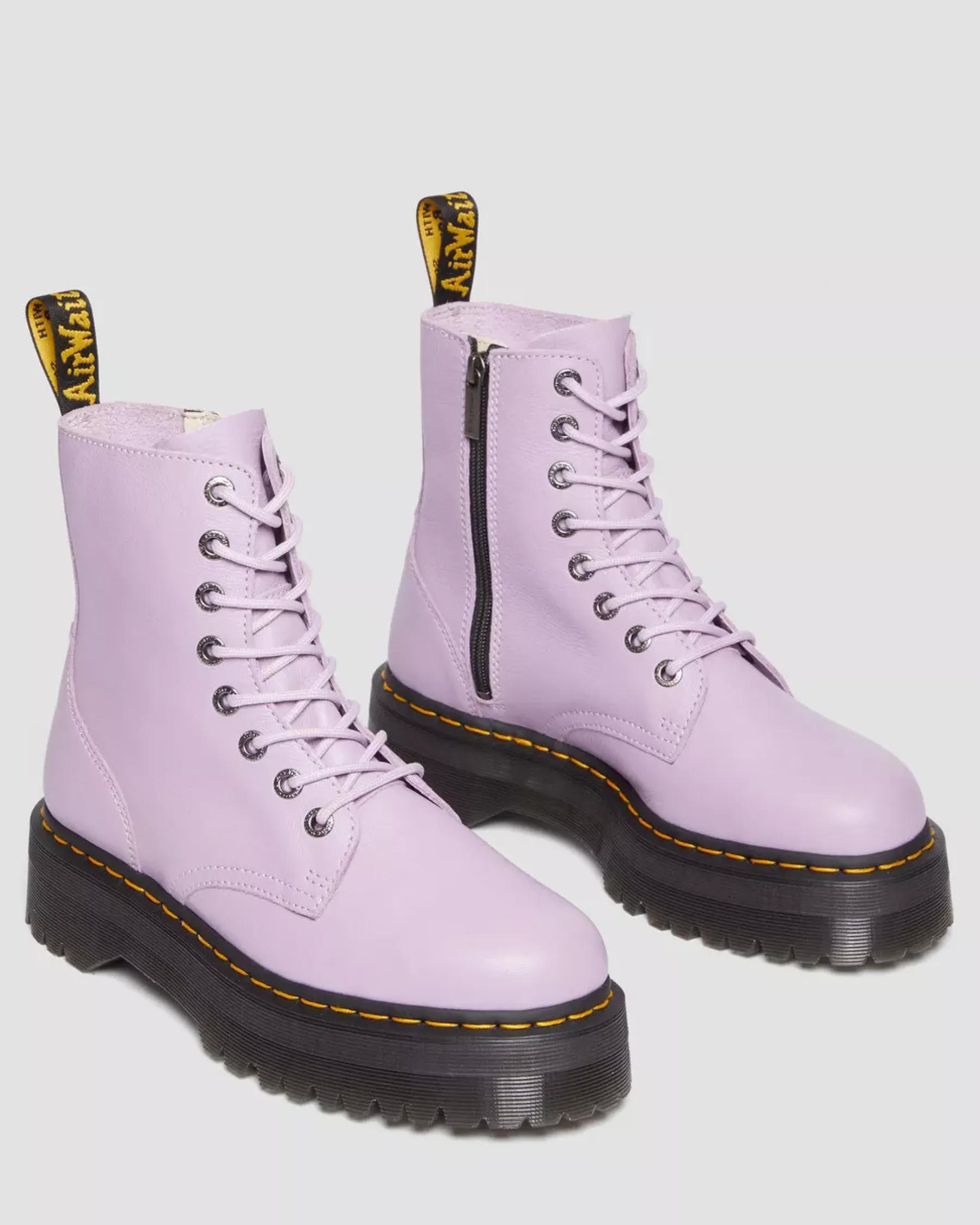 Sale|Platform Boots>Dr. Martens Jadon III Boot Pisa Leather Platforms Lilac — Pisa