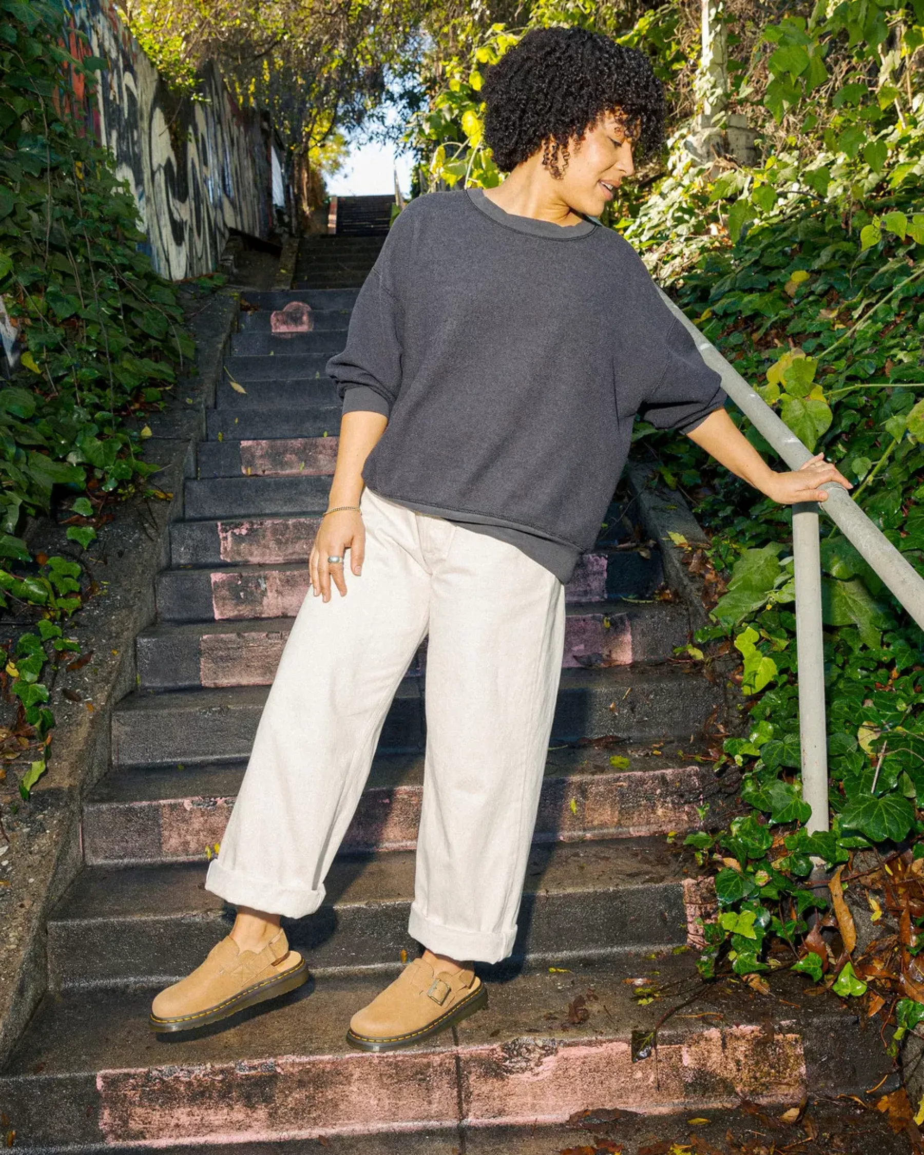 Mules & Slides|Sandals>Dr. Martens Jorge II Tumbled Nubuck Leather Slingback Mules Savannah Tan — Tumbled Nubuck