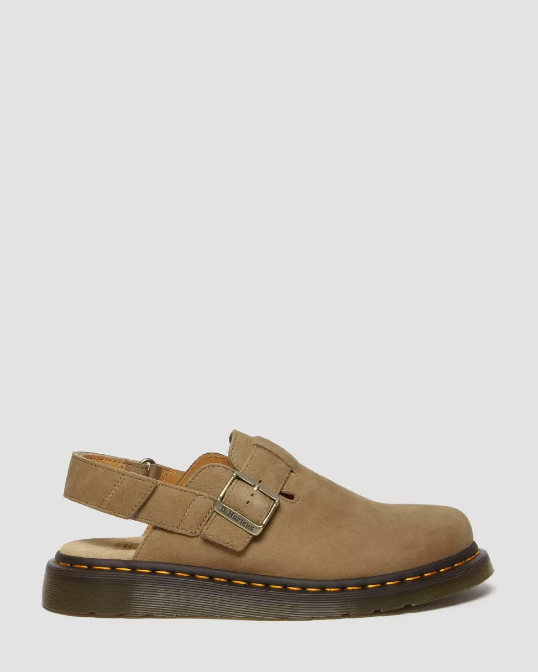 Mules & Slides|Sandals>Dr. Martens Jorge II Tumbled Nubuck Leather Slingback Mules Savannah Tan — Tumbled Nubuck