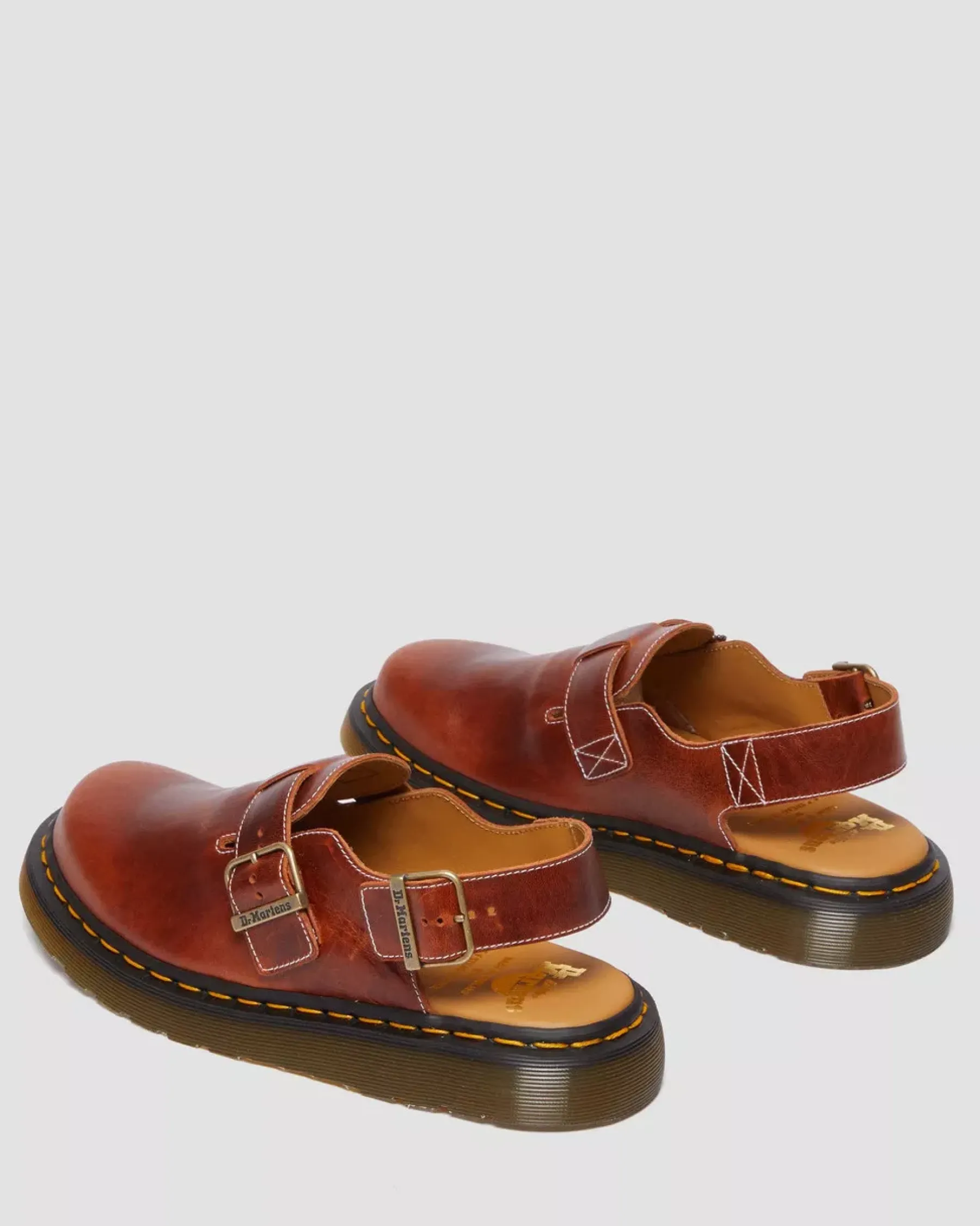 Originals|Mules & Slides>Dr. Martens Jorge Made in England Classic Leather Slingback Mules HERITAGE TAN