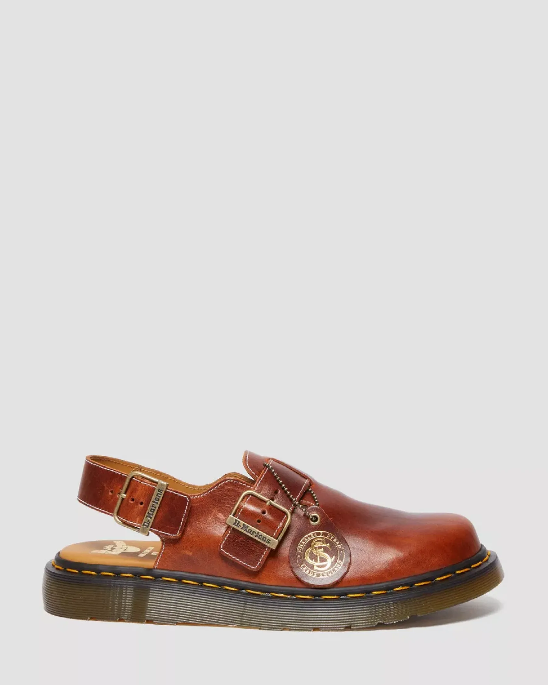 Originals|Mules & Slides>Dr. Martens Jorge Made in England Classic Leather Slingback Mules HERITAGE TAN