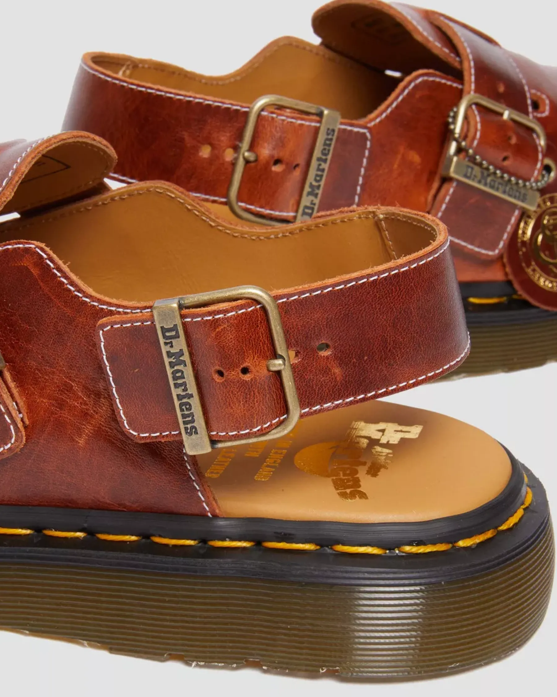 Originals|Mules & Slides>Dr. Martens Jorge Made in England Classic Leather Slingback Mules HERITAGE TAN