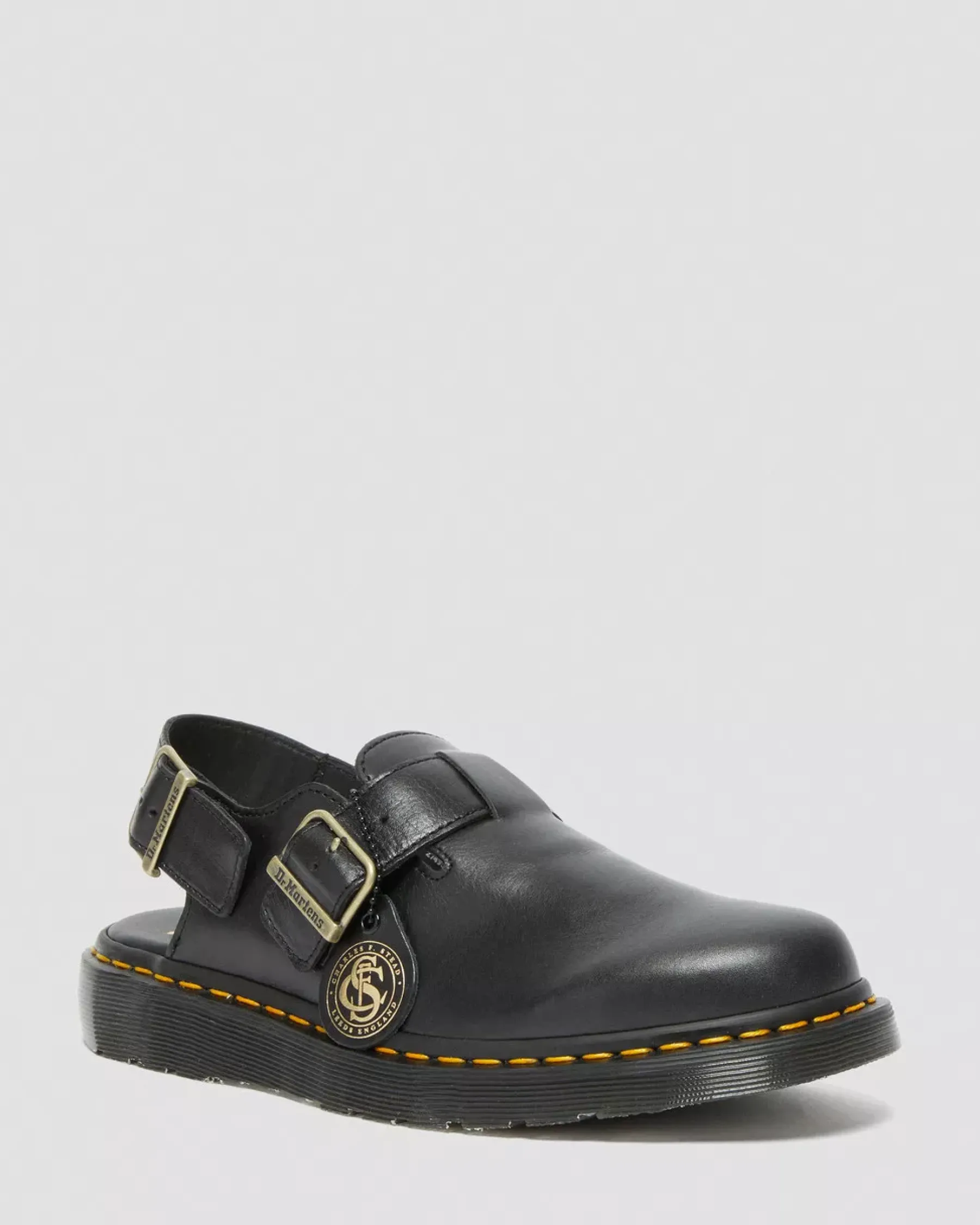 Mules & Slides|Sandals>Dr. Martens Jorge Made in England Leather Slingback Mules Black