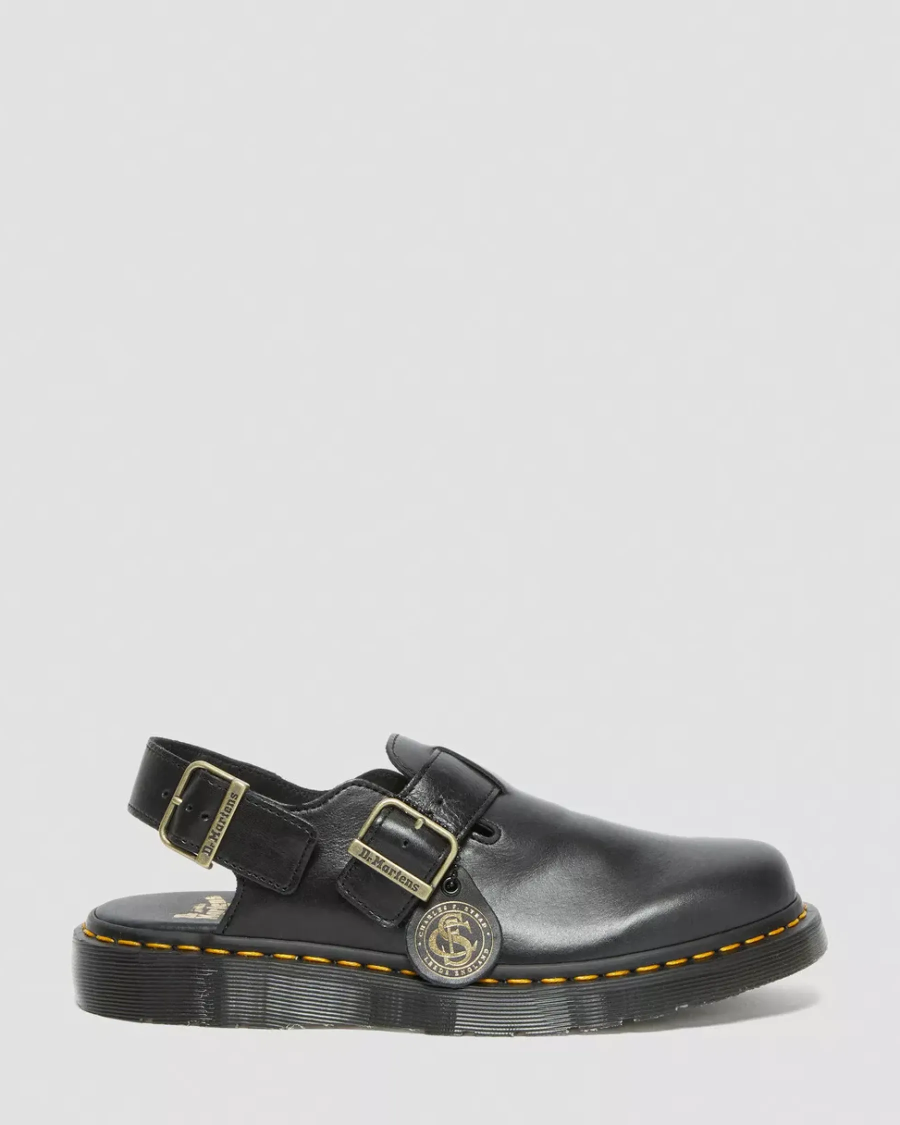 Mules & Slides|Sandals>Dr. Martens Jorge Made in England Leather Slingback Mules Black