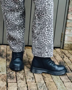 Winter Boots|Junior / 5-7 Years>Dr. Martens Junior 1460 Faux Fur Lined Boots Black — Republic Waterproof